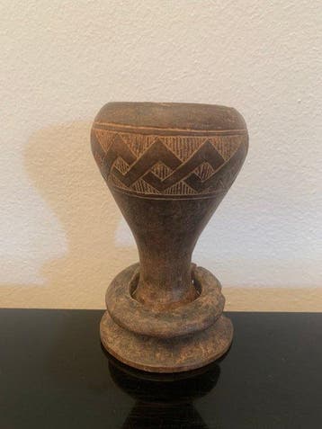 Beker - Hout - Coppa Libagione Kuba, Antiek en Kunst