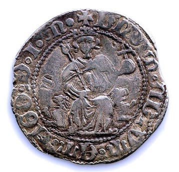 Kroon van Aragón. Napels. Alfonso I de Aragón (1162-1196)., Postzegels en Munten