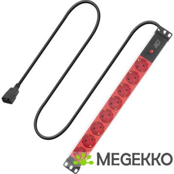 ACT Stekkerdoos PDU 19 inch  C14 IEC60320 8-voudig type F., Verzenden, Nieuw