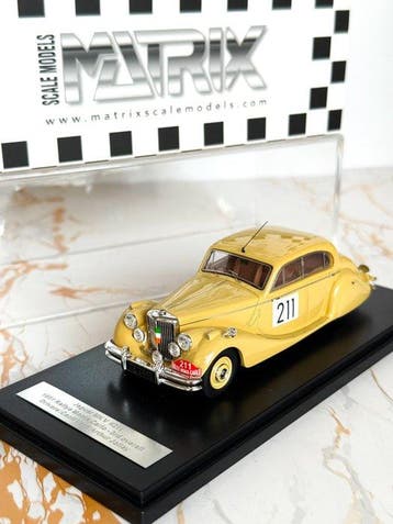 Matrix 1:43 - Modelauto - Jaguar MK V #211 1951 Monte Carlo, Nieuw
