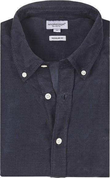 McGregor Overhemd Corduroy Navy maat S Heren, Kleding | Heren, Overhemden, Verzenden, Nieuw, Blauw, McGregor
