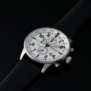 Norton - Altura - Pilot Chronograph 100M - Rosa dei Venti -, Nieuw
