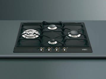 Smeg SR764AOD - Gaskookplaat - 4 zones - Antraciet, Verzenden, Zo goed als nieuw