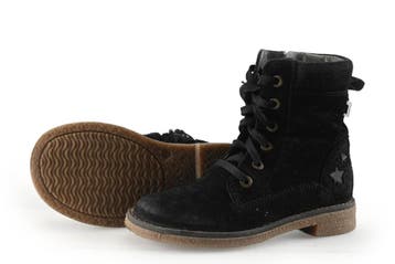 Bo Bell Veterboots Meisjes in maat 26 Zwart, Verzenden, Jongen of Meisje, Schoenen, Nieuw