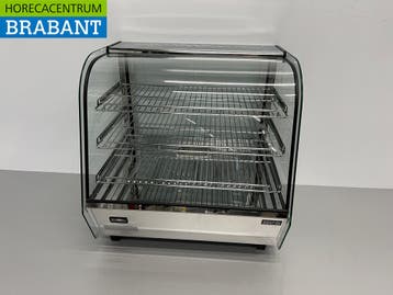HCB RVS Luxe warmhoudvitrine 120 liter 68 cm 230V Horeca, Ophalen of Verzenden, Nieuw in verpakking
