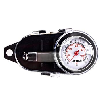 Bandenspanningsmeter - drukmeter Metaal - 7,5 bar, Auto diversen, Verzenden, Nieuw