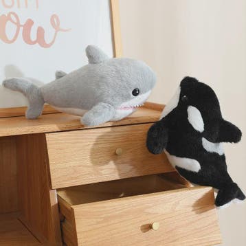 Kawaii Pluche Dieren Knuffels: Walvis, Dolfijn, Haai & Zeeho