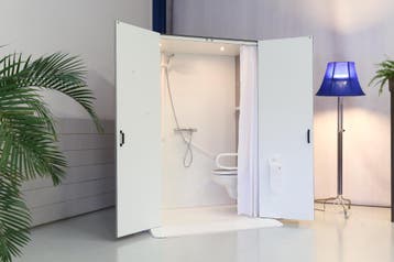 Kip Zorgdouche (tijdelijke) badkamer voor in woonkamer, Nieuw, Douche