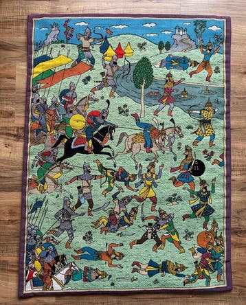 Tapis mural - La bataille de Zilzheroum - Tintin, Boeken, Nieuw