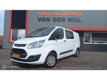 Zakelijke lease - Ford Transit Custom 290 2.2 TDCI L2H1, Euro 5, Gebruikt, Wit, Handgeschakeld