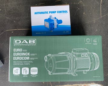DAB Euroinox 30/30 waterpomp + Press control Nieuw, Verzenden, Nieuw, Elektrisch, Hydrofoorpomp