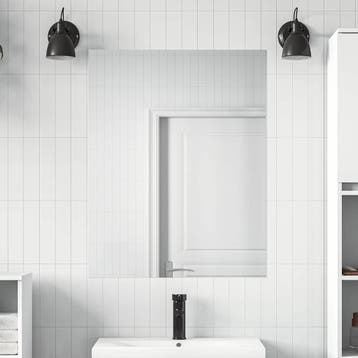 vidaXL Zelfklevende Spiegelfolie 45 x 150 cm 2 st zilver PET, Verzenden, Nieuw, Zilver