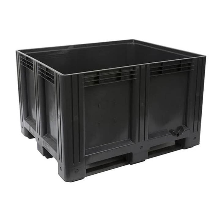 Palletbox kunststof 120x100x76cm gesloten, 3-sledes, nieuw -, Zakelijke goederen, Kantoor en Winkelinrichting | Magazijn, Stelling en Opslag