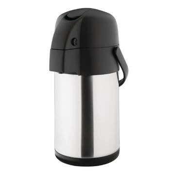 Olympia RVS pomp thermoskan 2,5L, Verzenden