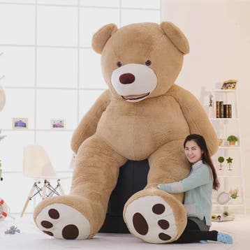 Reusachtige Knuffelbeer Pluche - 100-260cm Ongevuld - Zacht