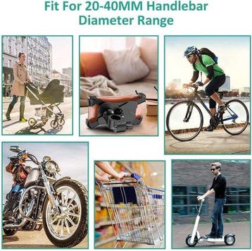 Telefoonhouder fiets – Universeel voor Motor & Scooter –, Ophalen of Verzenden, Nieuw