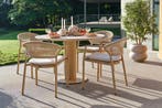 Hartman Taragona/Girona ronde stapelbare tuinset voor 4, Tuin en Terras, Tuinsets en Loungesets, Verzenden, Nieuw, Overige materialen