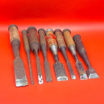 Japanese vintage wide chisel Nomi  - Werkgereedschap (8)
