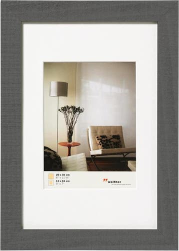 Walther Home - Fotolijst - Fotomaat 40x60 cm - Grijs, Verzenden, Nieuw