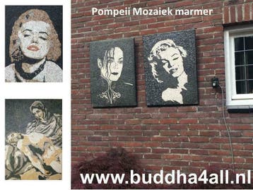 mozaiek inleg wandpaneel, Michael Jackson, Marilyn Monroe, Ophalen of Verzenden, Nieuw