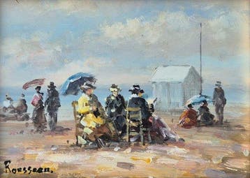 Camille Rousseau (1949) - Dimanche en Normandie, Barfleur