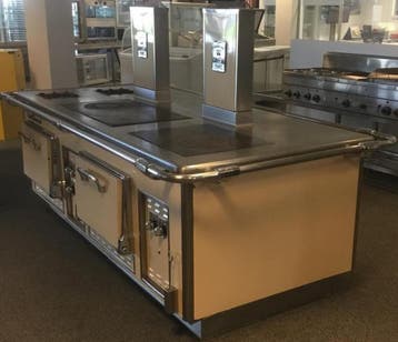 Occasion Molteni kookeiland, Zakelijke goederen, Horeca | Keukenapparatuur, Ophalen, Gebruikt