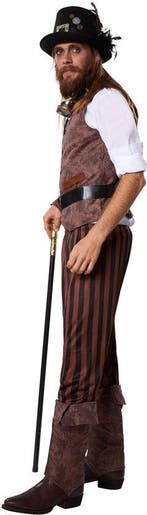 2dekans | dressforfun - Steampunk avonturier XL -, Ophalen of Verzenden, Zo goed als nieuw