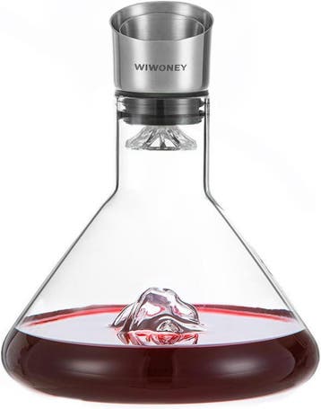 Luxe Kristallen Wijnkaraf | Tweedekansje | OP=OP, Overige typen, Ophalen of Verzenden, Overige stijlen, Glas