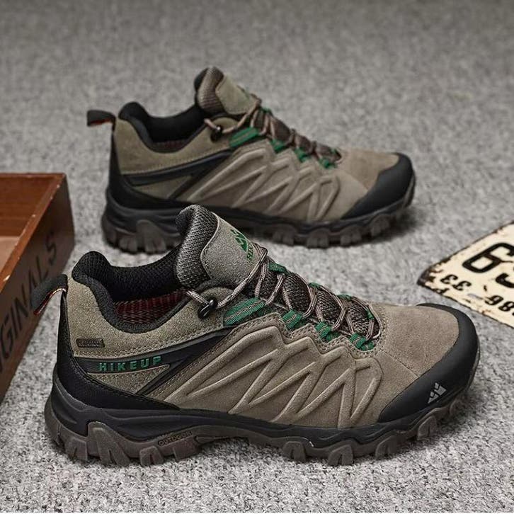 Leren Wandelschoenen Heren Duurzaam Outdoor Trekking, Sport en Fitness, Bergsport en Wandelen, Nieuw, Verzenden