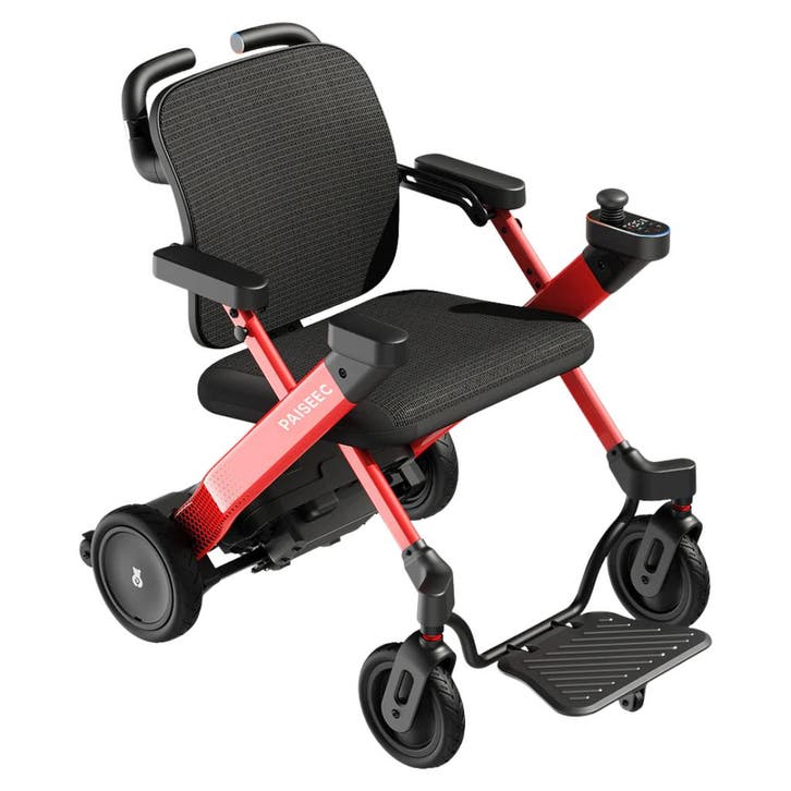 Paiseec 3-in-1 Elektrische Rolstoel W3 - Rood, Diversen, Rolstoelen, Nieuw, Ophalen of Verzenden
