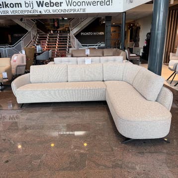 Hoekbank Witara - Stof Naturel - IN.HOUSE, Hoekbank, Nieuw, Ophalen of Verzenden, 200 tot 250 cm