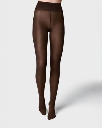 HEMA Maillot katoen 100 denier bruin 2+2 gratis, Verzenden, Nieuw, Bruin