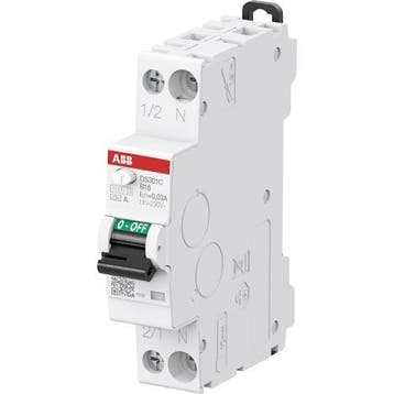 ABB Aardlekautomaat DS301C C20 1P+N 30mA 1 module, Ophalen of Verzenden, Nieuw