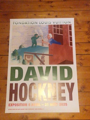 David Hockney - David Hocney - rétrospective Vuitton - 2020s
