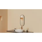 Wiesbaden Renk Spiegel met Lijst - Ovaal - 30x70cm - Mat, Ophalen of Verzenden, Nieuw