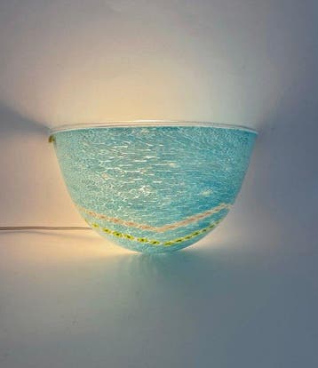 La Murrina - Wandlamp - KALICANTUS blauw - Muranoglas, Antiek en Kunst, Antiek | Lampen