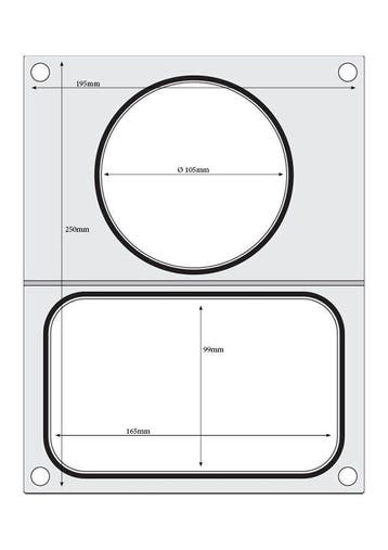 Traysealer Matrix, Hendi, 2 Containers (1x 178x113 Mm, 1x ø1, Ophalen of Verzenden, Nieuw in verpakking