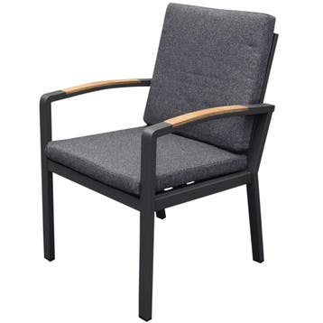 Quincy Costa Rica dining tuinset 120xH75cm rond 5 delig, Ophalen of Verzenden, Nieuw, Aluminium