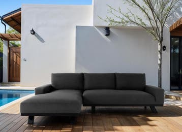 Flow. Easey chaise longue loungebank sooty links |, Ophalen of Verzenden, Nieuw