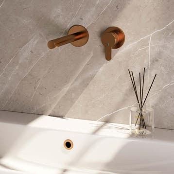 Brauer Copper Edition Inbouw Wastafelmengkraan met Rechte, Ophalen of Verzenden, Nieuw