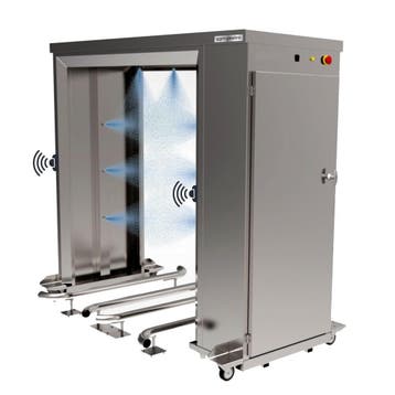 GGM Gastro | Desinfectiestation voor winkelwagens - 50W - |, Verzenden, Nieuw in verpakking, RVS Meubilair