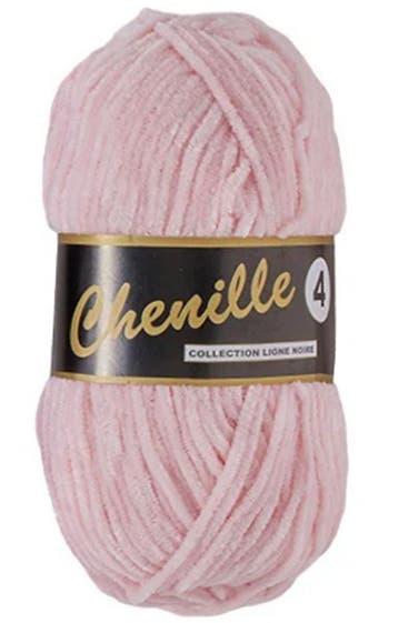 Lammy Yarns Chenille 4 - 710 Lichtroze - Fluweelzacht Gare, Ophalen of Verzenden, Nieuw