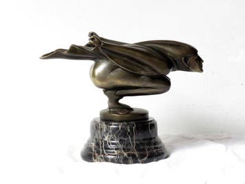 sculptuur, Bronzen auto icoon - 16 cm - Brons