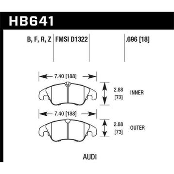 Hawk Performance 09-11 Audi A4/Quattro / 08-11 Quattro /, Ophalen of Verzenden, Nieuw