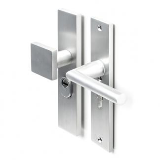 Veiligheidsbeslag met duwer | Intersteel | 55 mm, Verzenden, Nieuw