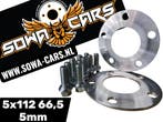 Spoorverbreders AUDI A4 A5 A6 A7 Q SERIE Spacers 5x112 66,5, Verzenden, Nieuw
