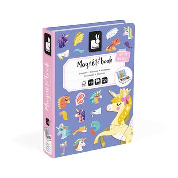 Janod Magnetibook - Eenhoorn magnee van €19,99 voor €17,99, Ophalen of Verzenden, Nieuw