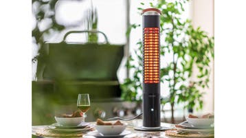 Apollo Ultra Slim zwarte tafel terrasverwarmer 1200 watt, Verzenden, Nieuw