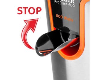 Haeger Pro Juice 600 - Elektrische juicer - 600 W -, Verzenden, Zo goed als nieuw