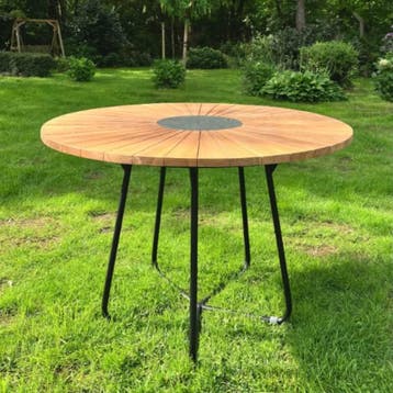 Ronde tuintafel met natuursteen, Ophalen of Verzenden, Nieuw